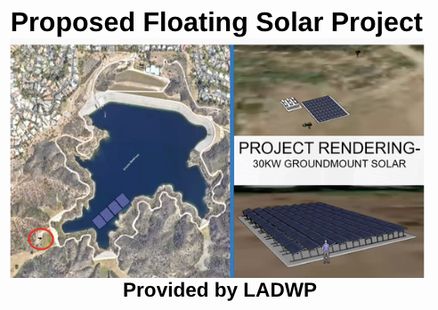 Proposed solar project rendering 