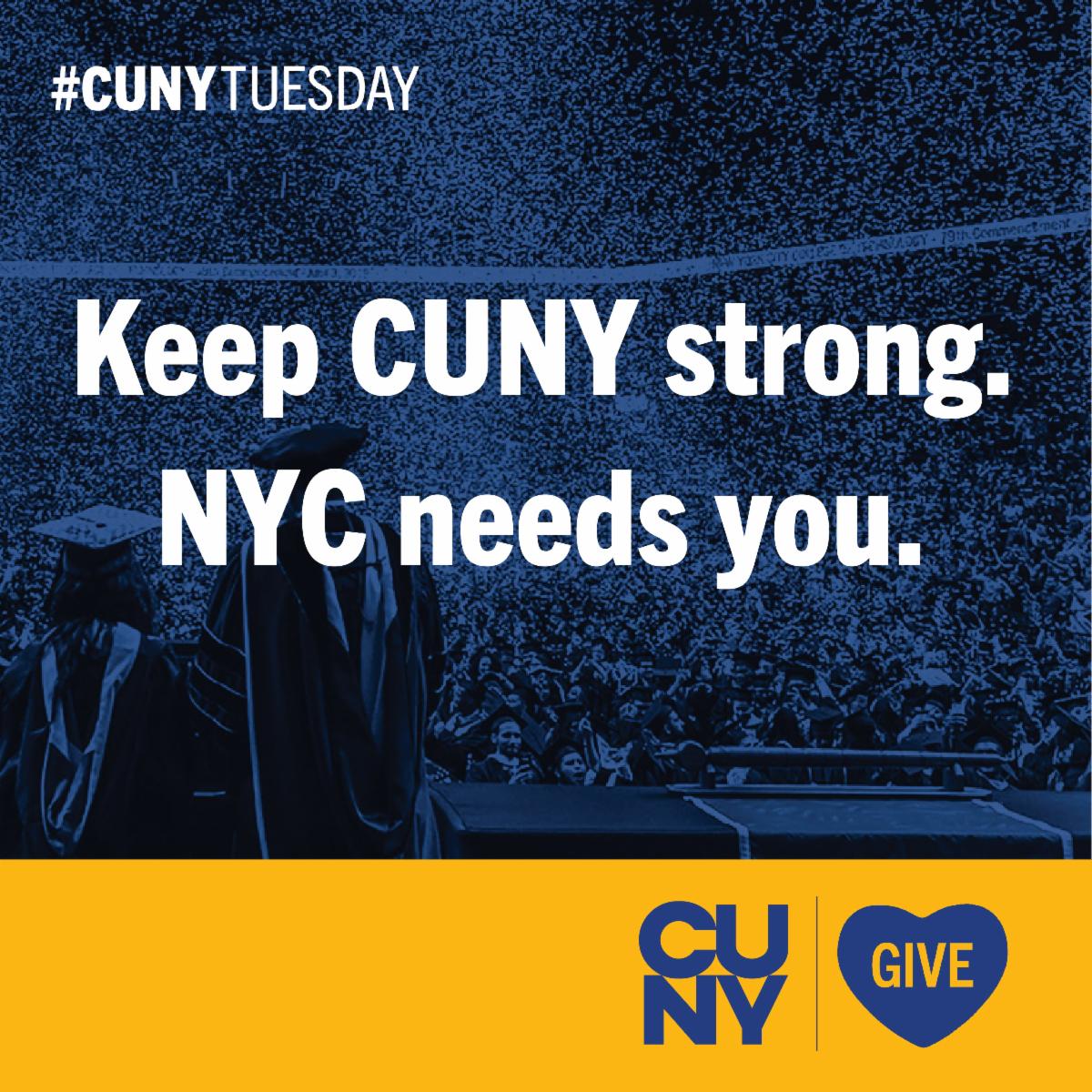 Donate on CUNY Tuesday