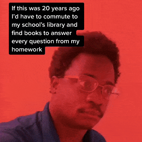 a student in a disco tiktok