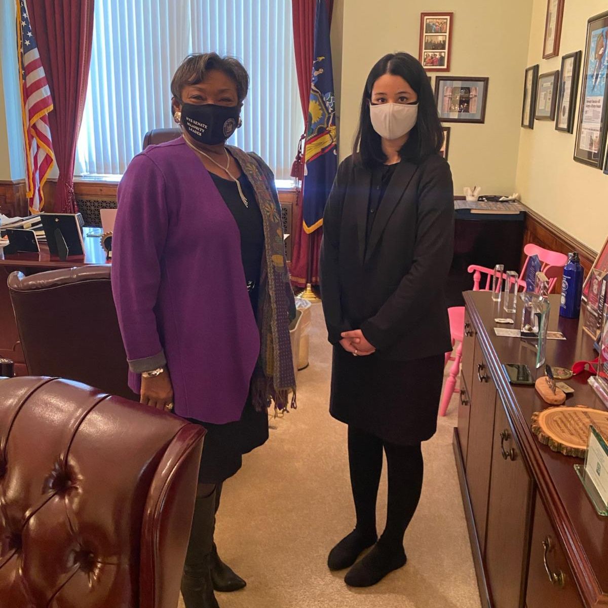 Maleeka Zainab and Andrea Stewart Cousins