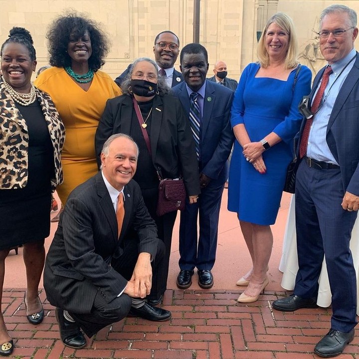 Chancellor Matos Rodriguez and College Presidents