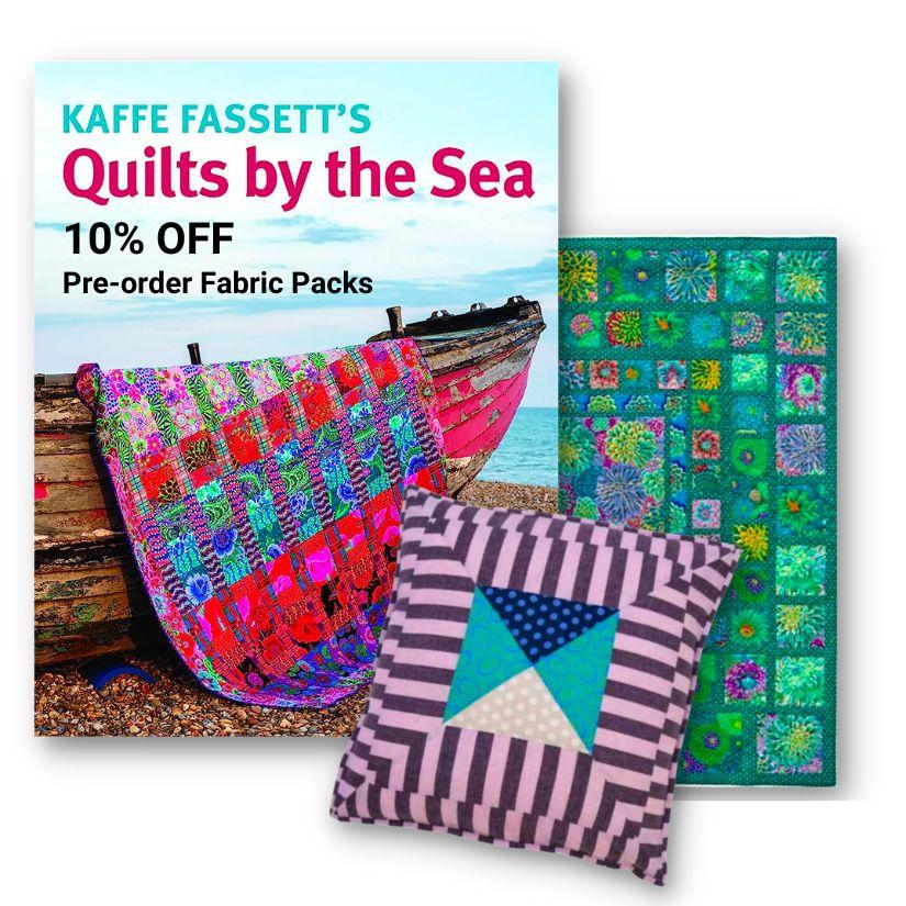 NEW KAFFE FASSETT'S QUILTS BY THE SEA save 10 when you preorder