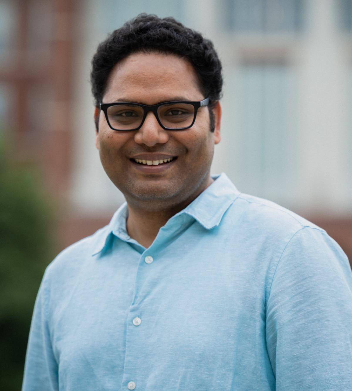 A self photo of faculty member, Dr. Devraj Singh.