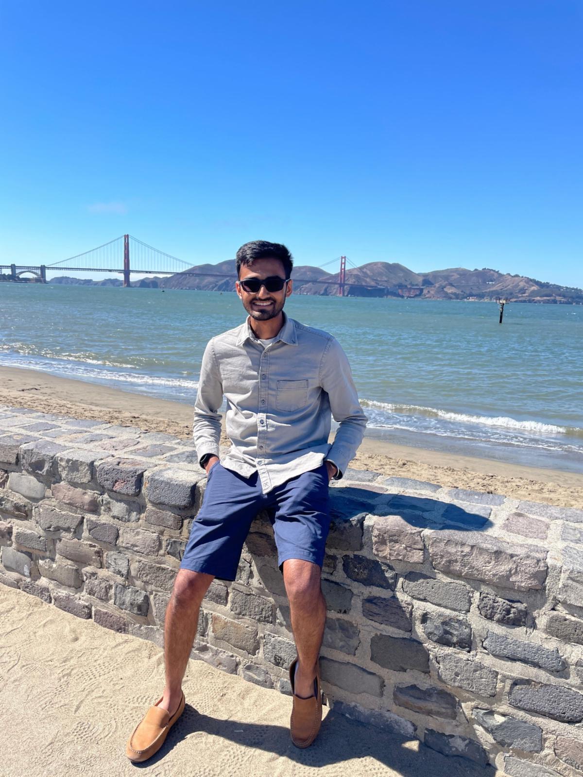 A self photo of graduate student, Meet Patel.