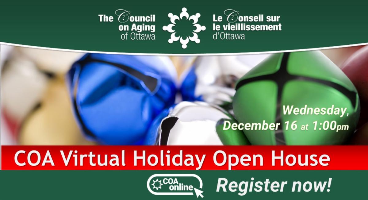COA VIRTUAL Holiday Open House - image and link