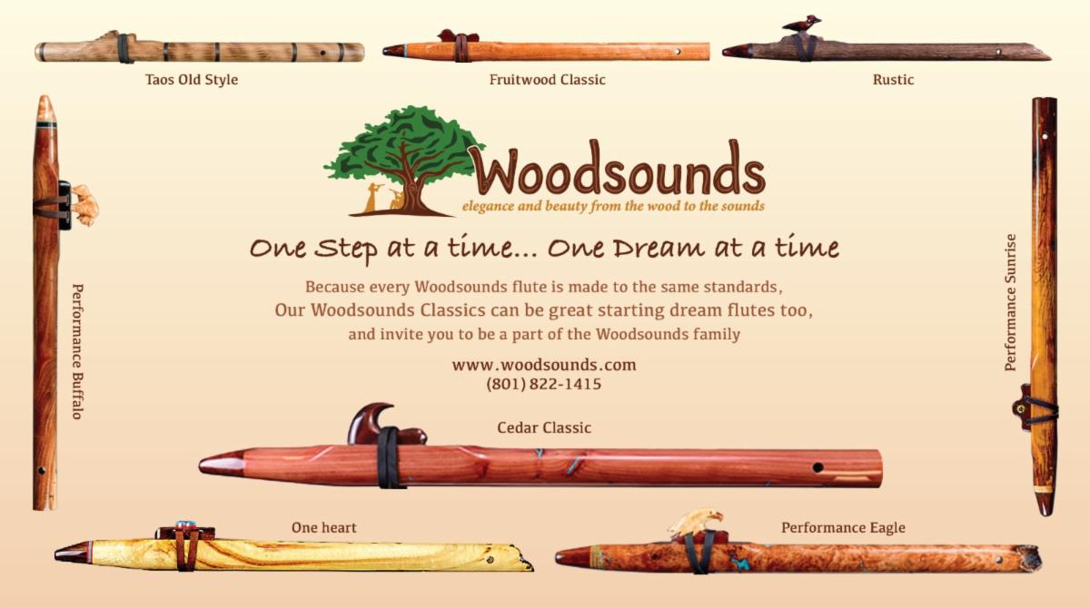 Legendary Woodsounds Flutes Dream Amboyna Burl