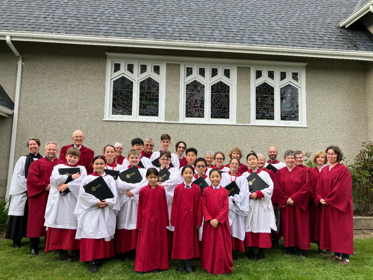 Young Choristers evensong St Andrew's Sidney May 2025