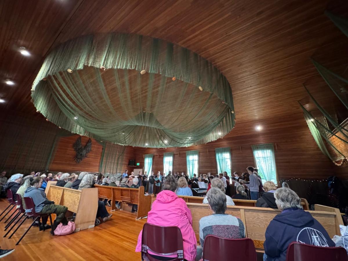 Sointula concert audience