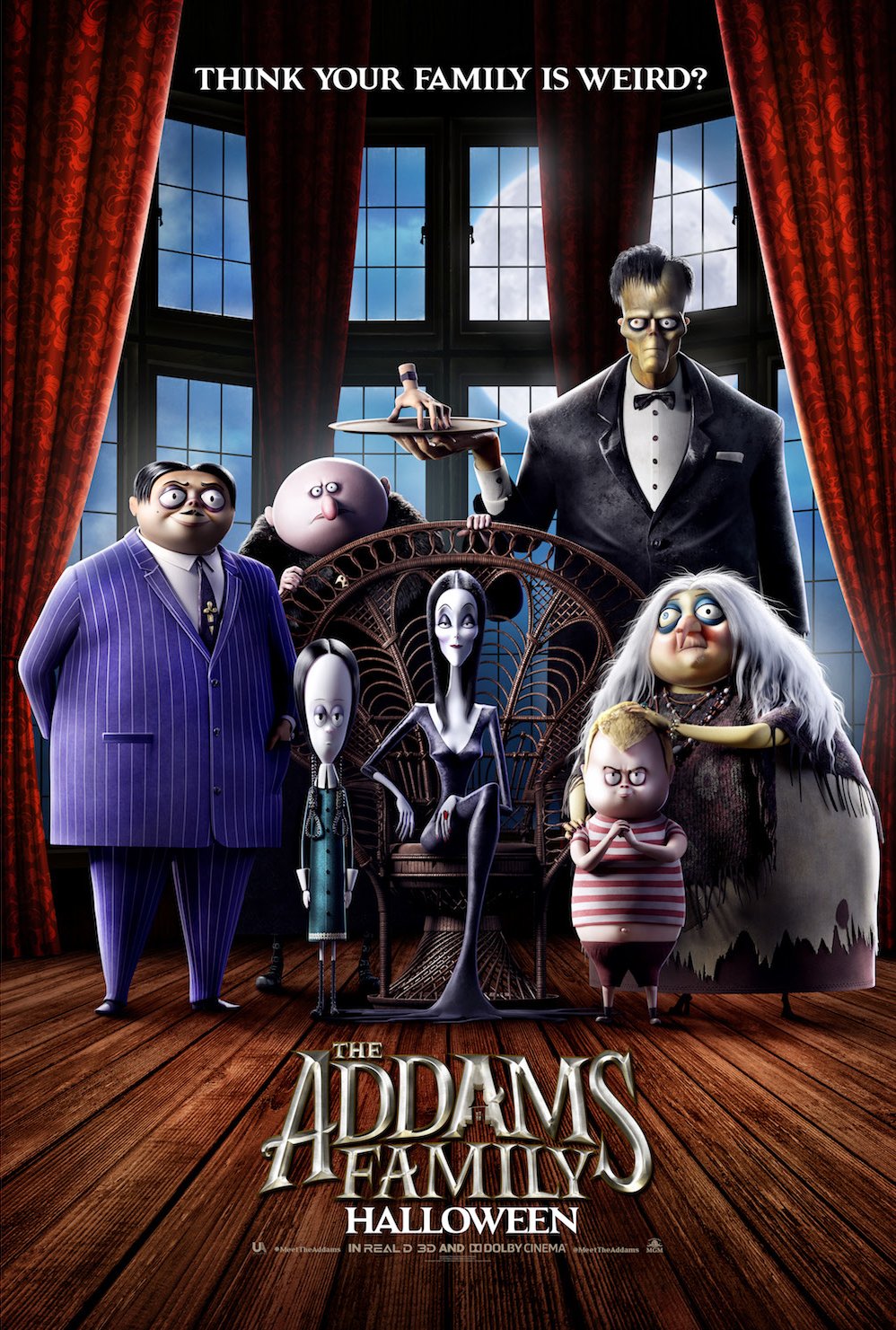 The poster for "The Addam's Family" 2019 animated movie.