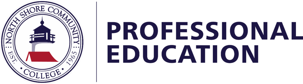 Professional Education Logo 2 Color White