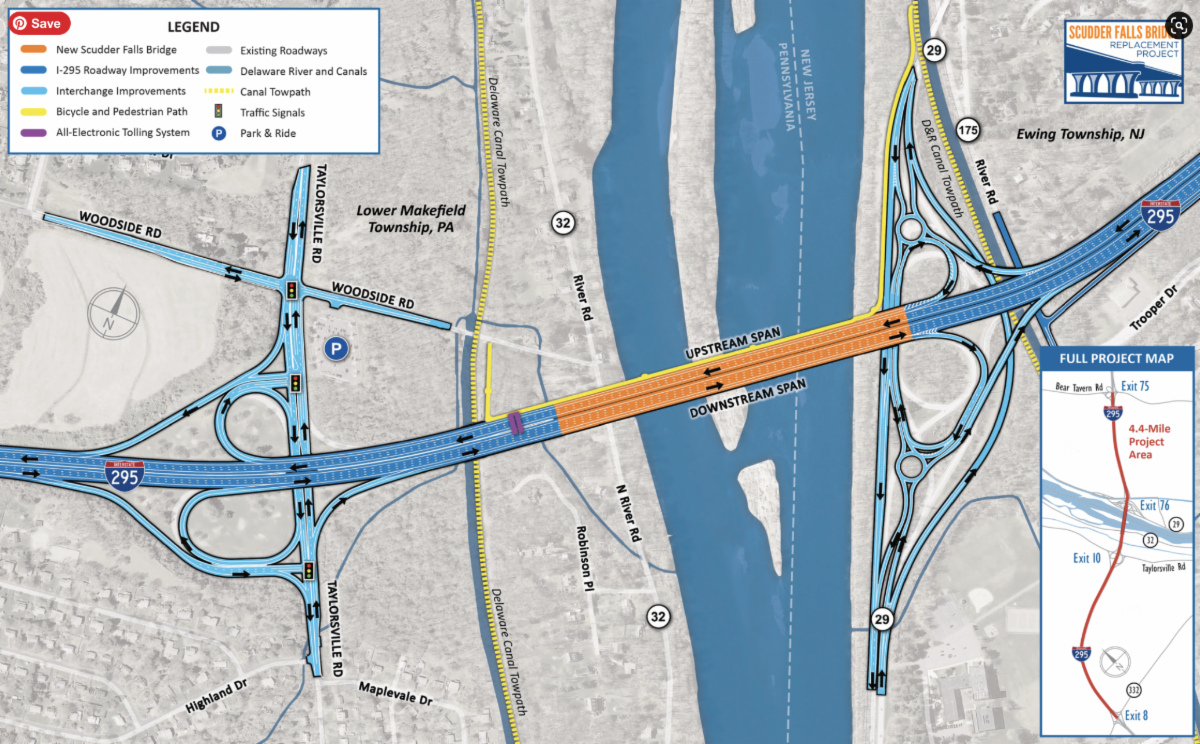 Scudder Falls Bridge Plan 