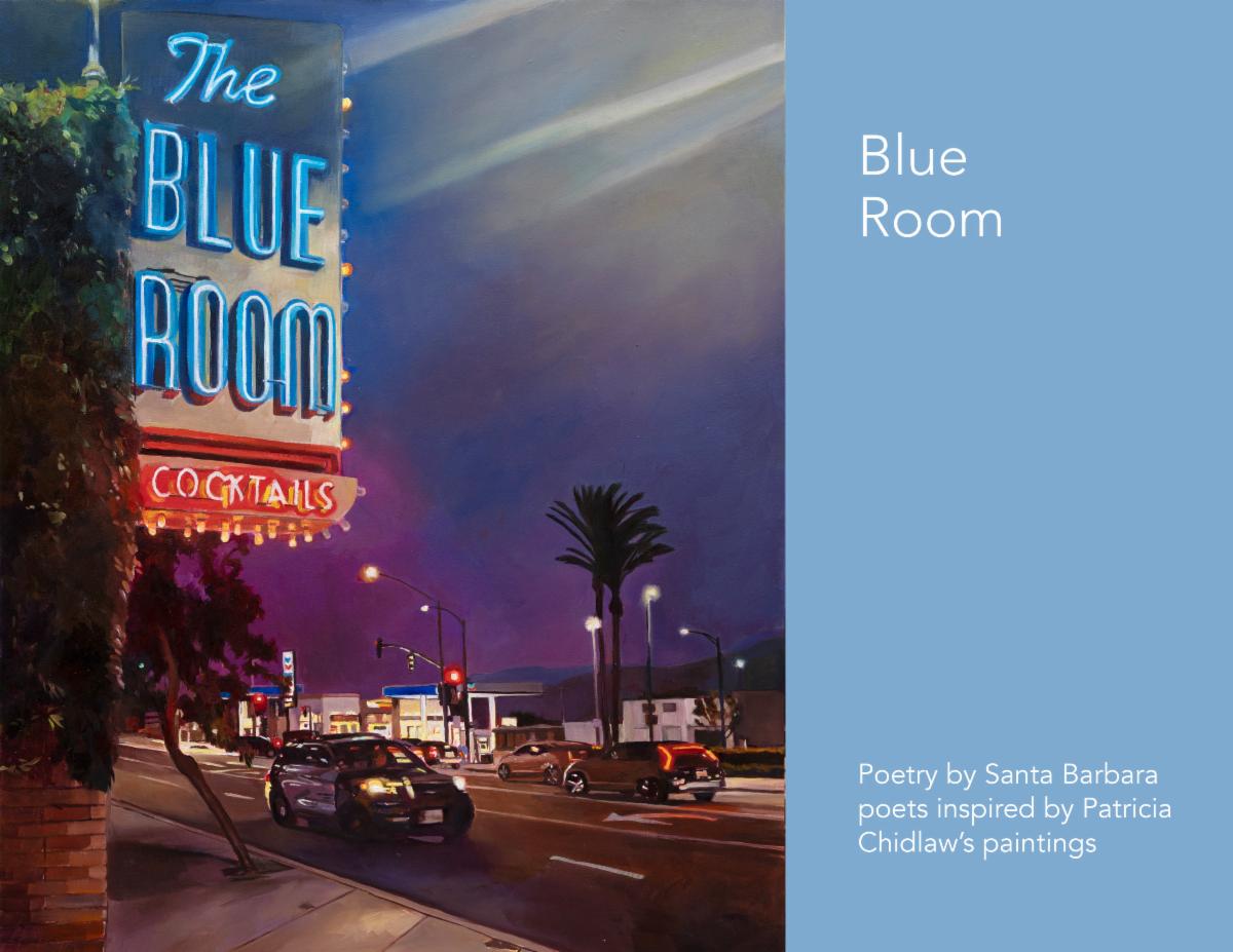 Cover of BLUE ROOM: Poetry by Santa Barbara Poets Inspired by Patricia Chidlaw’s Paintings