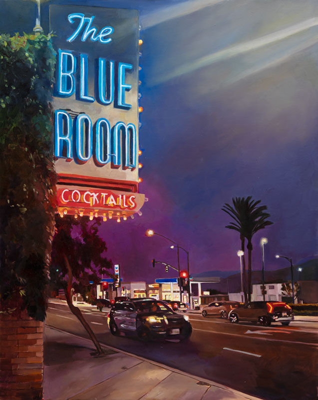 PATRICIA CHIDLAW, Blue Room, 2026  30 x 24 inches  |  oil on canvas